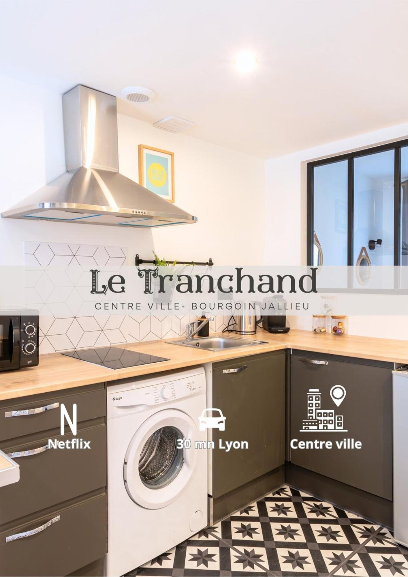 Le Tranchand☆City Center☆Wifi Hd Bourgoin-Jallieu Exterior foto